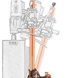 Cabel CAS 250, suport pentru CSN-10A-BA, reglaj unghi + -60 grade